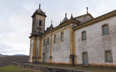 Fototapeta na wymiar Catholic Church in Minas Gerais, Brazil