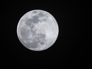 Moon background / The Moon is an astronomical body that orbits planet Earth, being Earth's only permanent natural satellite