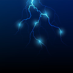 vector lightning flash strike background
