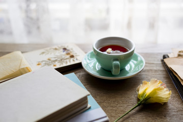 Flower Bloom Relaxation Tea Cup Peaceful