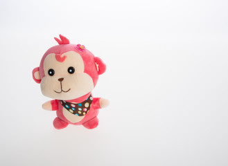 toy or monkey soft toy on the background.