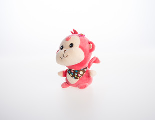 toy or monkey soft toy on the background.