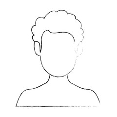 isolated cute man face icon vector illustration graphic design