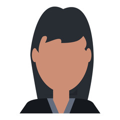 Woman faceless avatar
