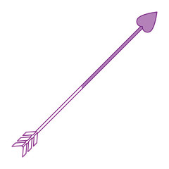 isolated cute arrow icon vector illustration graphic design