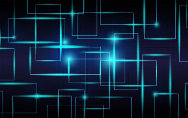 Vector illustration Hi-tech digital technology concept, abstract background