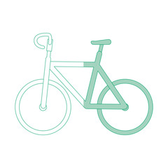 isolated cute bicycle icon vector illustration graphic design