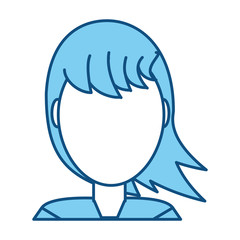 Fototapeta premium Woman faceless avatar