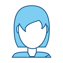 Woman faceless avatar