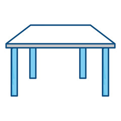 Office desk isolated