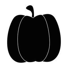 isolated cute pumpkin icon vector illustration graphic design