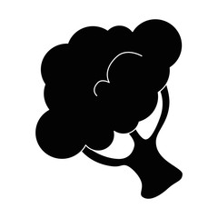 isolated cute cauliflower icon vector illustration graphic design