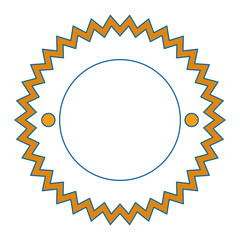 isolated round icon banner icon vector illustration graphic design