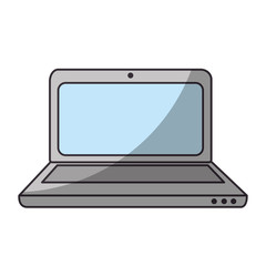 isolated office laptop icon vector illustration graphic design