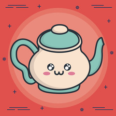 kawaii breakfast food design