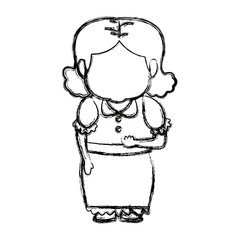 portrait of lovely grandmother old woman female image