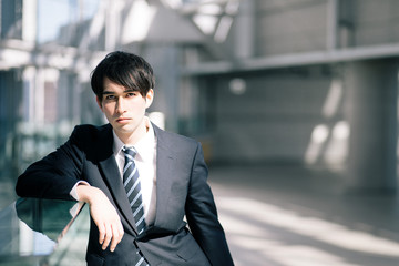 portrait of young businessman.