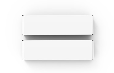 Blank paper box mock up