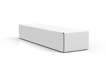 Naklejka premium Blank paper box mock up