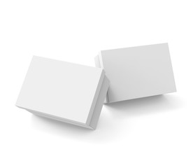 Blank paper box template