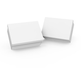 Blank paper box template
