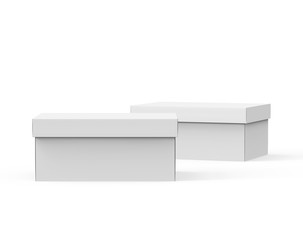 Blank paper box template