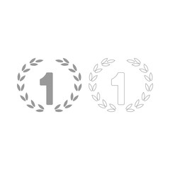 First place the grey set icon .