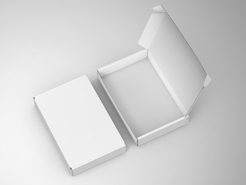 Blank tuck top box template