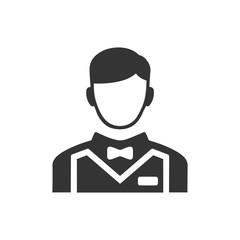 Restaurant Waiter Service Icon