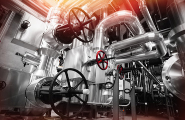 Industrial Steel  pipelines and valves