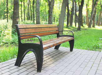 Bench in the park