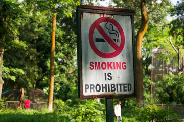 Smoking Prohibited Area