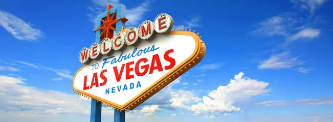 Gartenposter Willkommen im fabelhaften Las Vegas-Zeichen © Brad Pict