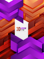 Techno arrow background