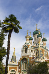 Fototapeta na wymiar Eglise Russe de Nice