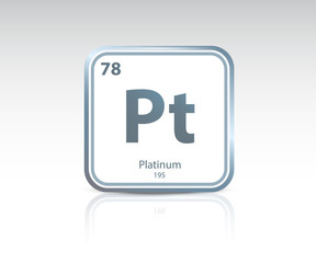 Platinum symbol icon