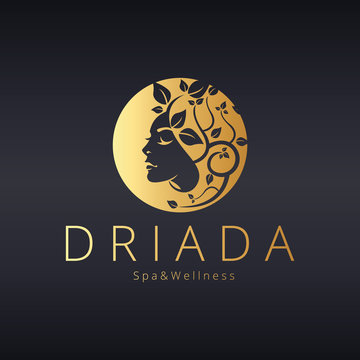 Driada logo. Beauty logotype 