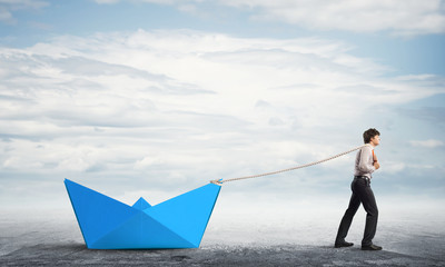 Obraz premium Water transporation concept