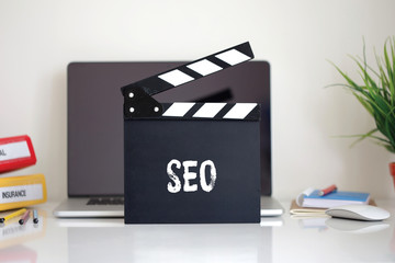 Cinema Clapper with SEO word