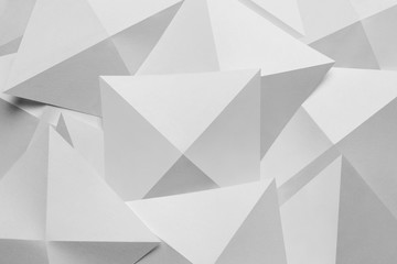 Collection of white notes paper,