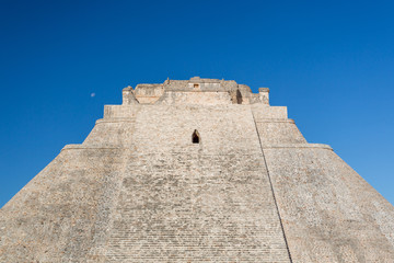 Uxmal, Mexico. Pyramid of the Magician.