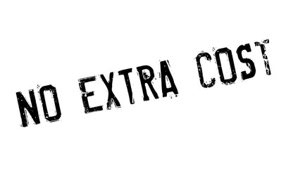 No Extra Cost rubber stamp. Grunge design with dust scratches. Effects can be easily removed for a clean, crisp look. Color is easily changed.