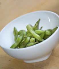 Bohnen in Schüssel