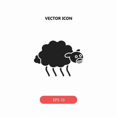 sheep sketch vector icon