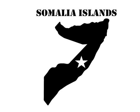 Symbol of  Somalia Islands and map