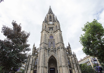 Fototapeta na wymiar Catedral de San Sebastián