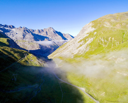 Stelvio National Park - Valle del Braulio - Vista aerea dalla IV Cantoniera