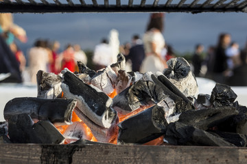 Brasa para hacer barbacoa