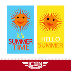 Summer sun sign