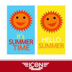 Summer sun sign